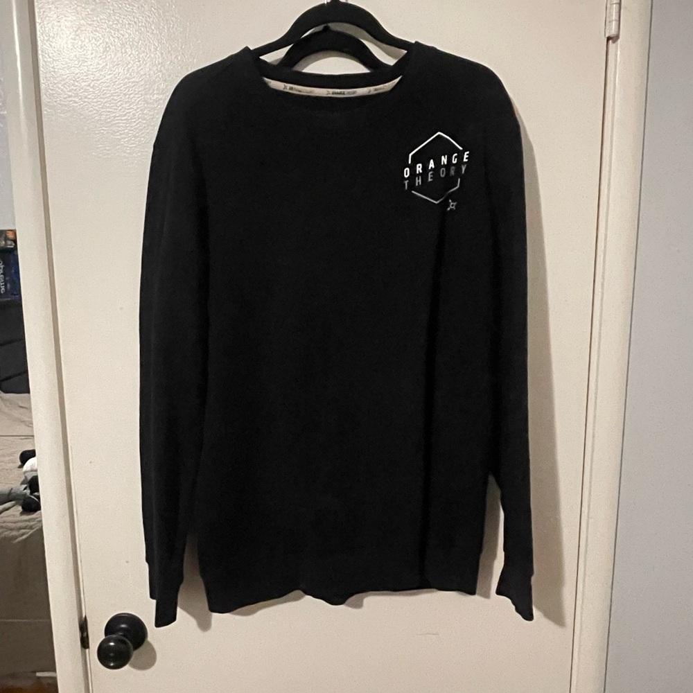 Black Orange Theory Crewneck Sweatshirt